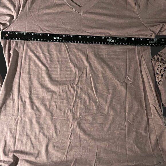 Women's long-sleeve V-neck top Size L - Picture 5 of 10